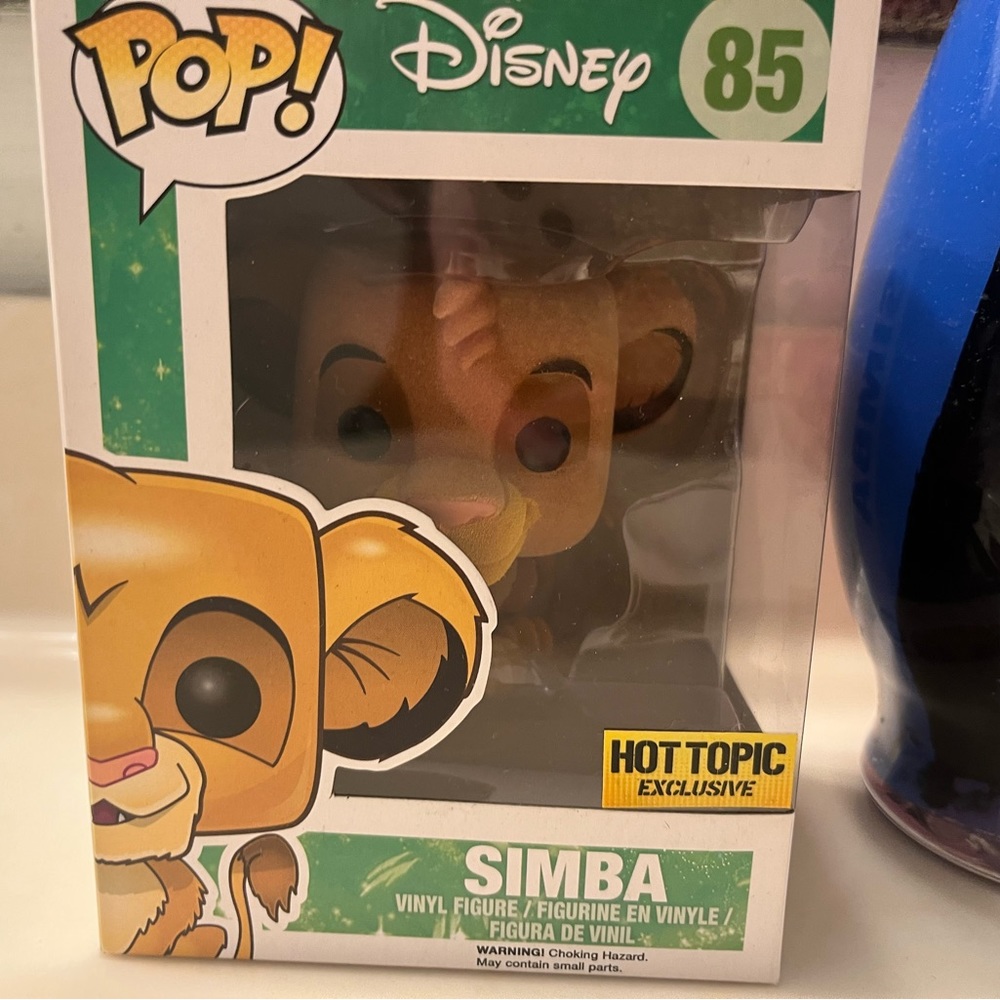Flocked Simba Lion King Funko Pop